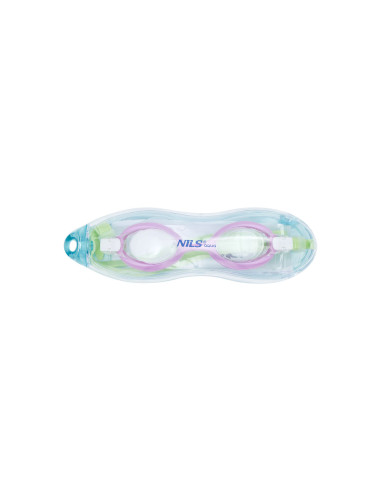 GRÜN/VIOLETT SCHWIMMBRILLE FÜR KINDER NILS AQUA