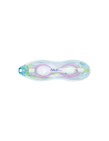 GRÜN/VIOLETT SCHWIMMBRILLE FÜR KINDER NILS AQUA