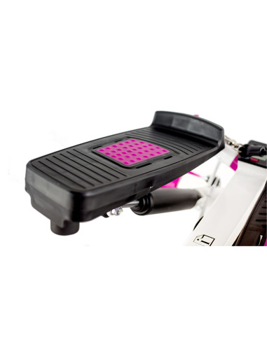 ROSA-WEIßER STEPPER MIT BEWEGLICHEN HEBELARMEN UND EXPANDERN HMS