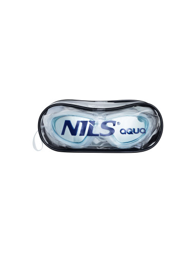 WEIß JUNIOR SCHWIMMBRILLE/-MASKE NILS AQUA