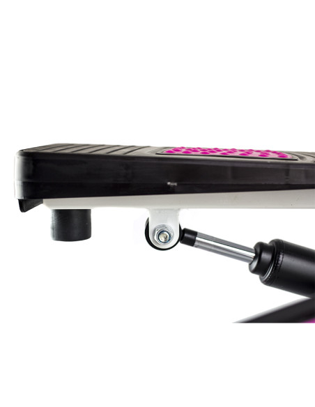 ROSA-WEIßER STEPPER MIT BEWEGLICHEN HEBELARMEN UND EXPANDERN HMS