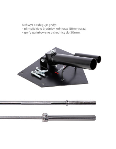 HALTERUNG FÜR LANGHANTELSTANGE LANDMINE HMS