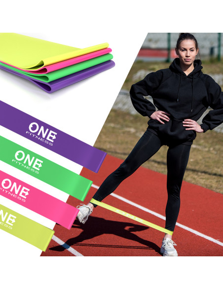 SET04 SET WIDERSTANDSBÄNDER ONE FITNESS