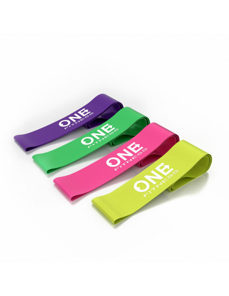 SET04 SET WIDERSTANDSBÄNDER ONE FITNESS