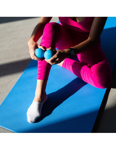 BLAU LACROSSE DOPPELTER BALL ZUR MASSAGE HMS