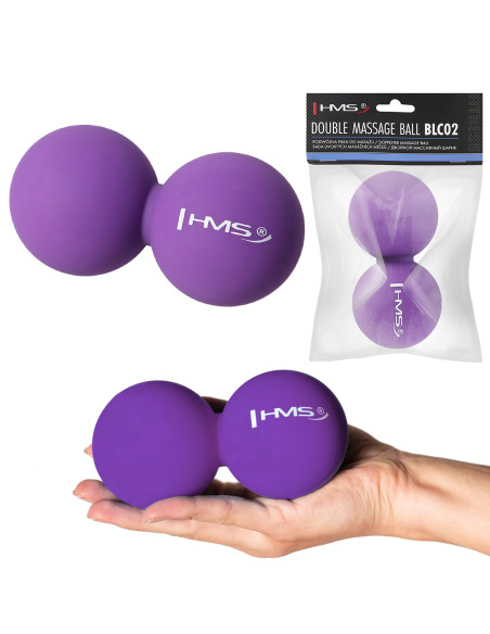 VIOLETT LACROSSE DOPPELTER BALL ZUR MASSAGE HMS