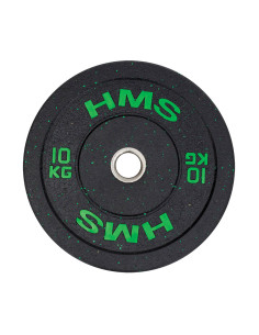 GREEN OLYMPISCHE HANTELSCHEIBE BUMPER 10 KG HMS