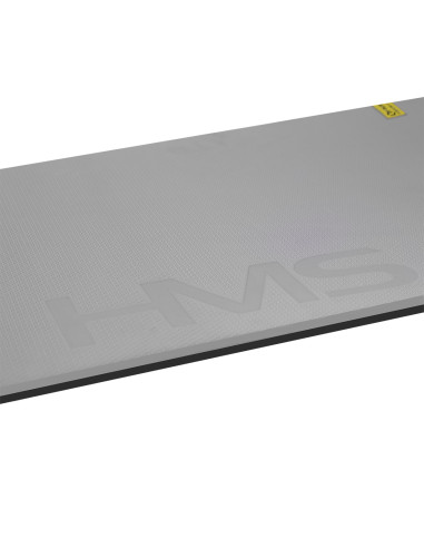 GRAY-BLACK FITNESSMATTE MIT ÖSEN HMS PREMIUM