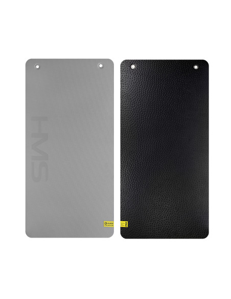 GRAY-BLACK FITNESSMATTE MIT ÖSEN HMS PREMIUM