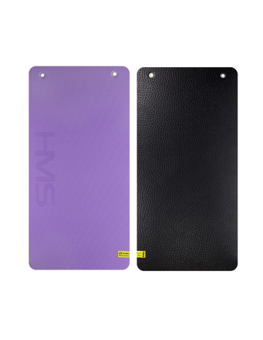VIOLET-BLACK FITNESSMATTE MIT ÖSEN HMS PREMIUM