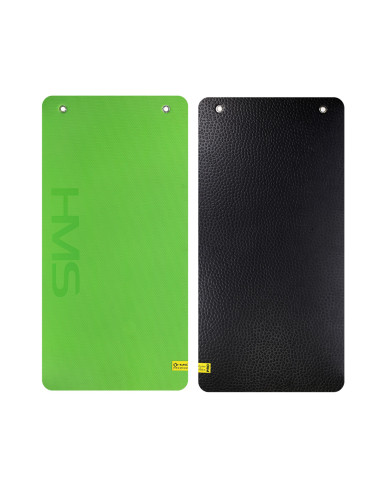 GREEN-BLACK FITNESSMATTE MIT ÖSEN HMS PREMIUM