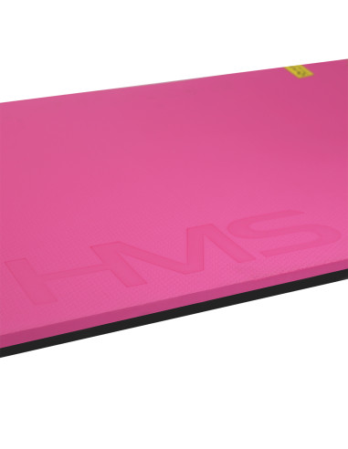 PINK-BLACK FITNESSMATTE MIT ÖSEN HMS PREMIUM