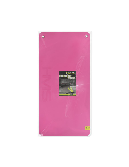PINK-BLACK FITNESSMATTE MIT ÖSEN HMS PREMIUM