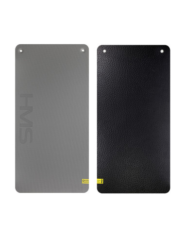 GRAY-BLACK FITNESSMATTE MIT ÖSEN HMS PREMIUM