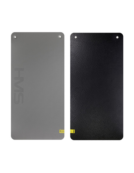 GRAY-BLACK FITNESSMATTE MIT ÖSEN HMS PREMIUM