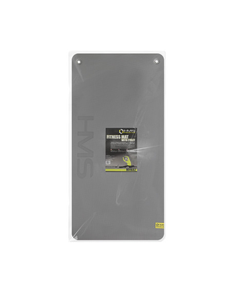 GRAY-BLACK FITNESSMATTE MIT ÖSEN HMS PREMIUM