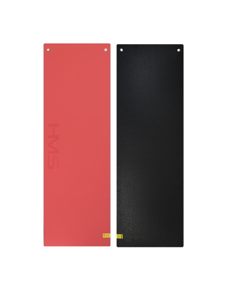 RED-BLACK FITNESSMATTE MIT ÖSEN HMS PREMIUM