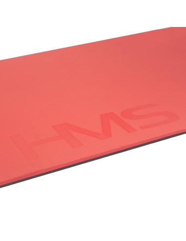 RED-BLACK FITNESSMATTE MIT ÖSEN HMS PREMIUM