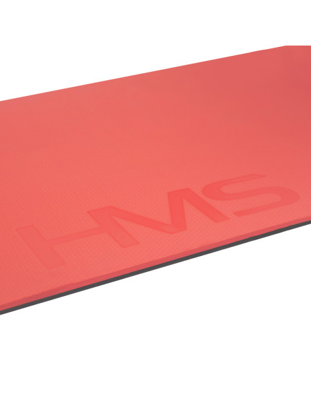 RED-BLACK FITNESSMATTE MIT ÖSEN HMS PREMIUM