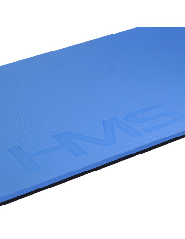 BLUE-BLACK FITNESSMATTE MIT ÖSEN HMS PREMIUM
