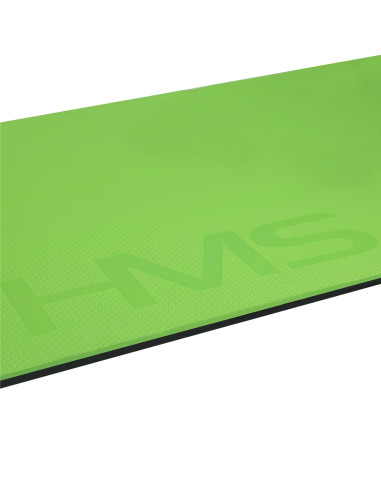 GREEN-BLACK FITNESSMATTE MIT ÖSEN HMS PREMIUM