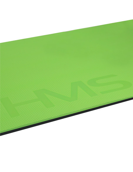 GREEN-BLACK FITNESSMATTE MIT ÖSEN HMS PREMIUM