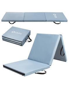 GYMNASTIKMATRATZE KLAPPBAR 1800x600MM GRAU HMS PREMIUM