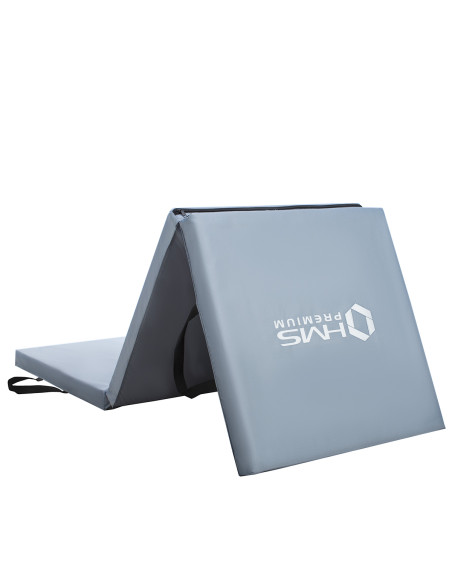 GYMNASTIKMATRATZE KLAPPBAR 1800x600MM GRAU HMS PREMIUM