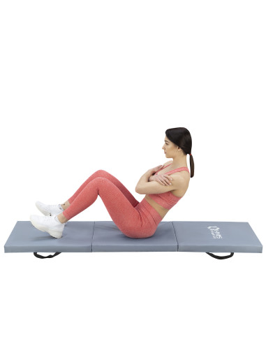 GYMNASTIKMATRATZE KLAPPBAR 1800x600MM GRAU HMS PREMIUM