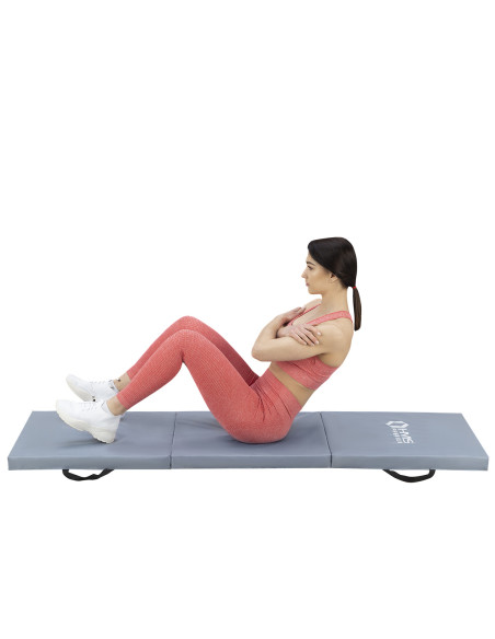 GYMNASTIKMATRATZE KLAPPBAR 1800x600MM GRAU HMS PREMIUM