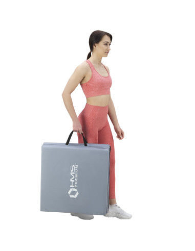 GYMNASTIKMATRATZE KLAPPBAR 1800x600MM GRAU HMS PREMIUM