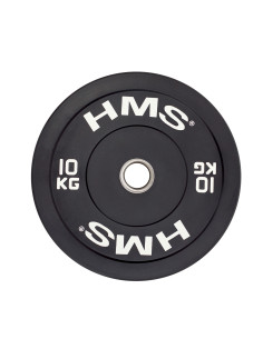 BLACK OLYMPISCHE HANTELSCHEIBE BUMPER 10 KG HMS 2