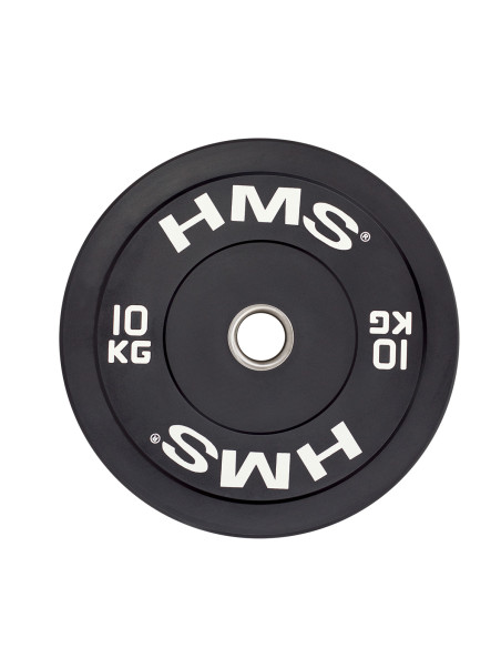 BLACK OLYMPISCHE HANTELSCHEIBE BUMPER 10 KG HMS