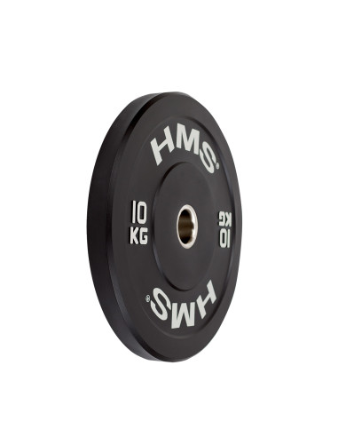 BLACK OLYMPISCHE HANTELSCHEIBE BUMPER 10 KG HMS
