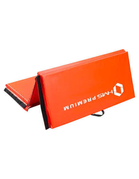 GYMNASTIKMATRATZE KLAPPBAR 2400x1200 MM ROT HMS PREMIUM