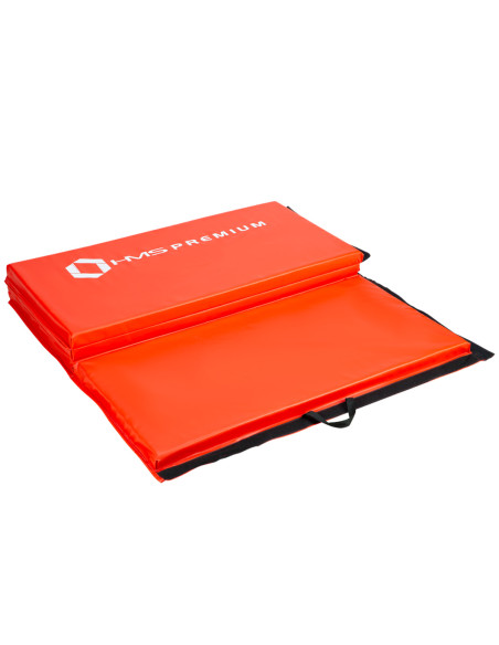 GYMNASTIKMATRATZE KLAPPBAR 2400x1200 MM ROT HMS PREMIUM