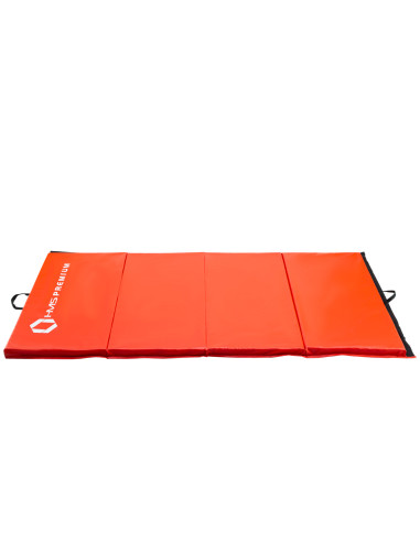 GYMNASTIKMATRATZE KLAPPBAR 2400x1200 MM ROT HMS PREMIUM