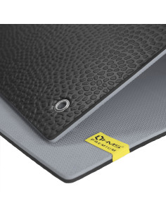 GRAY-BLACK FITNESSMATTE MIT ÖSEN HMS PREMIUM