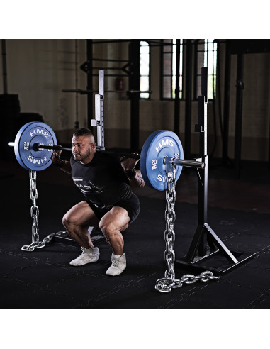 BLUE OLYMPISCHE HANTELSCHEIBE BUMPER 20 KG HMS