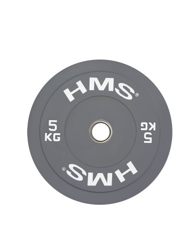 GRAY OLYMPISCHE HANTELSCHEIBE BUMPER 5 KG HMS