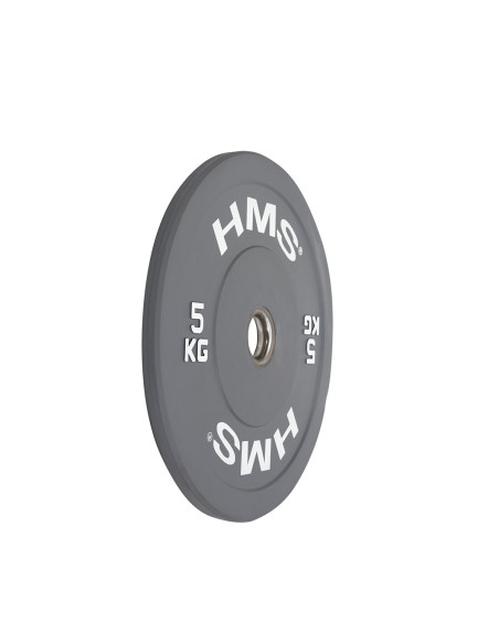 GRAY OLYMPISCHE HANTELSCHEIBE BUMPER 5 KG HMS