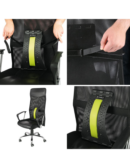 GRÜN RÜCKENSTRECKER MIT MAGNETEN HMS