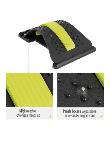 GRÜN RÜCKENSTRECKER MIT MAGNETEN HMS