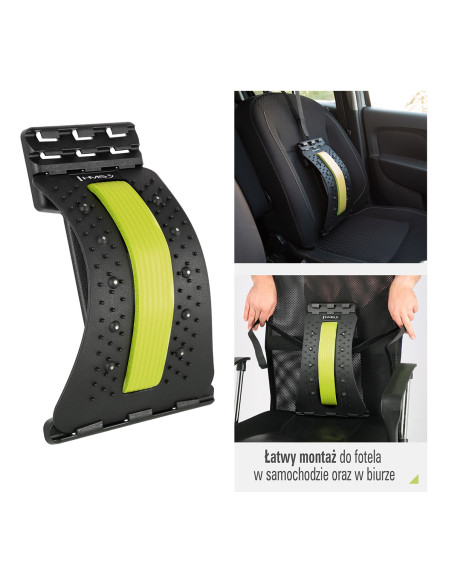 GRÜN RÜCKENSTRECKER MIT MAGNETEN HMS