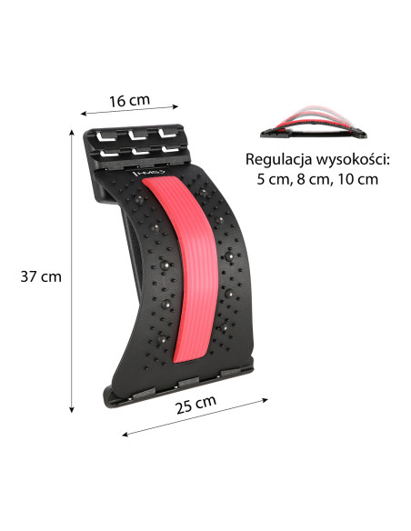 ROT RÜCKENSTRECKER MIT MAGNETEN HMS