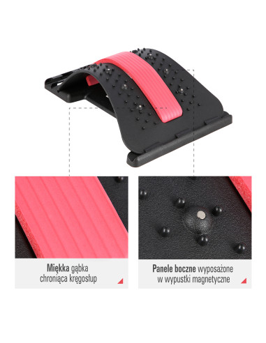 ROT RÜCKENSTRECKER MIT MAGNETEN HMS