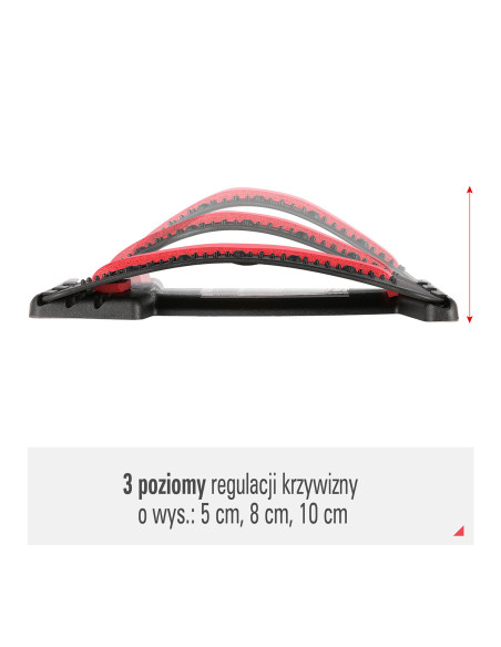 ROT RÜCKENSTRECKER MIT MAGNETEN HMS