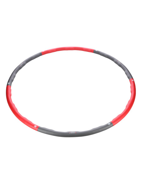 RED-GREY HULA HOOP REIFEN 1,2 KG 100 CM HMS