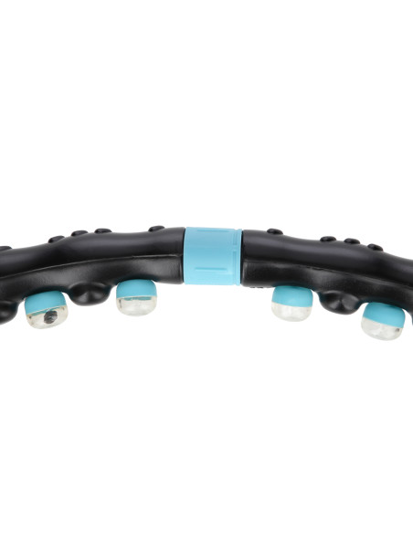 BLACK-BLUE HULA HOOP MASAGE-REIFEN MIT MAGNETEN 98 CM HMS