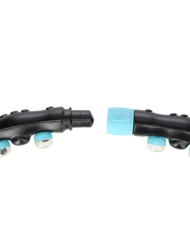 BLACK-BLUE HULA HOOP MASAGE-REIFEN MIT MAGNETEN 98 CM HMS